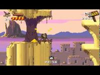 une photo d'Ã©cran de Desert Demolition sur Sega Megadrive